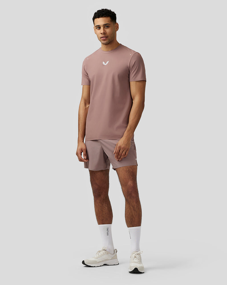 Castore Zone Ventilation Training T-Shirt Peach Clay | 614-GZHQST