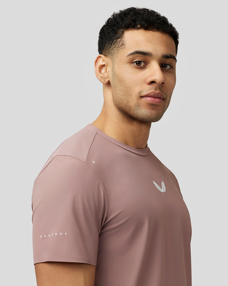 Castore Zone Ventilation Training T-Shirt Peach Clay | 614-GZHQST